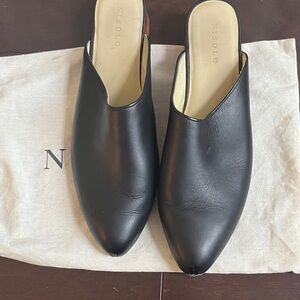 Nisolo Black Leather Mules
